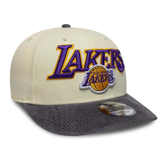 New Era Καπέλο LA Lakers NBA Cord Visor 9FIFTY Snapback Adjustable Cap